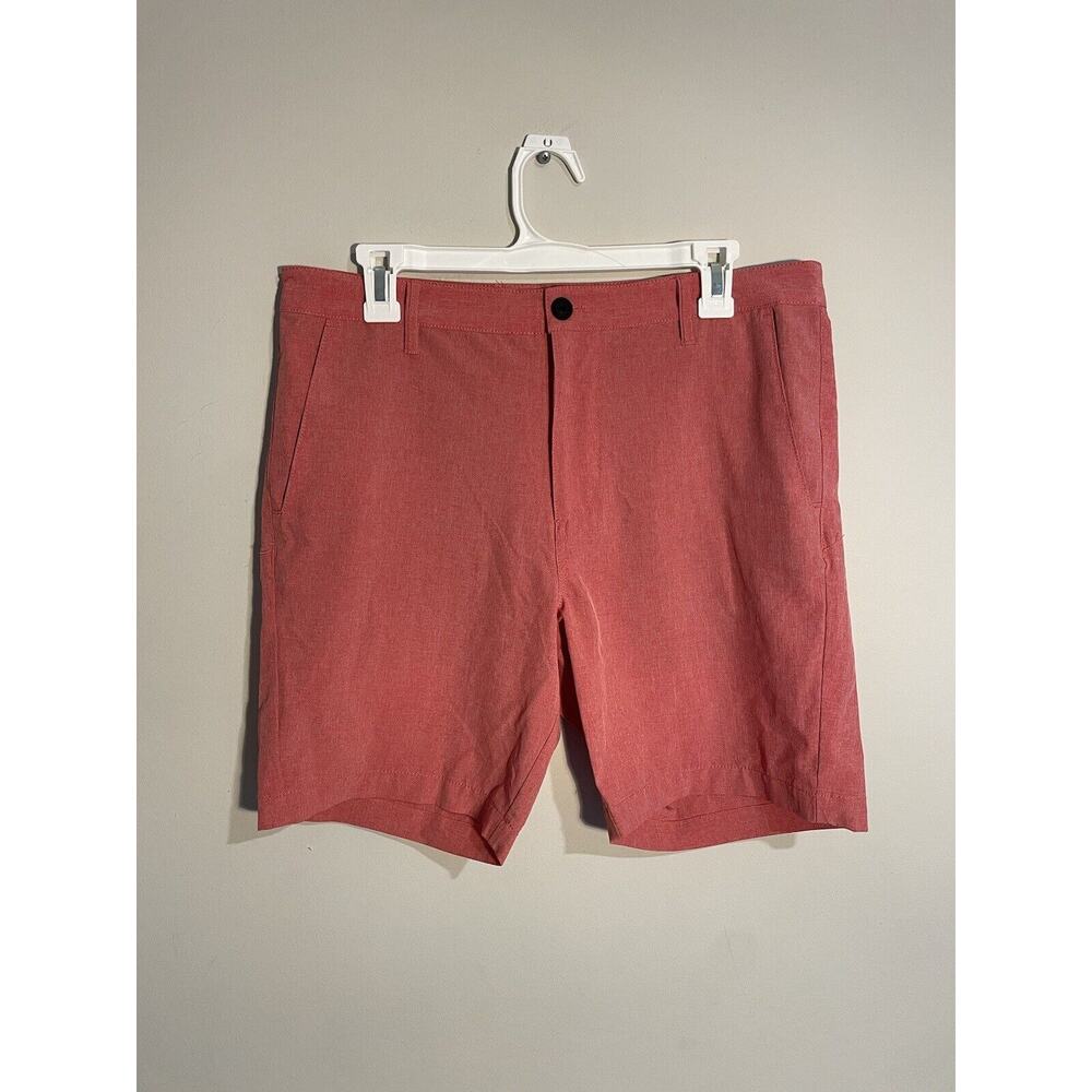 Men's BEARBOTTOM Clothing Soft Heathered Red Stretch Lightweight‎ 8" Shorts 32